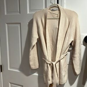 Zara belted cardigan